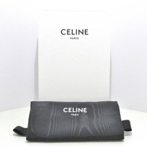 セリーヌ CELINE 3つ折り財布/ミニ/コンパクト スモール トリフォールドウォレット レザー ベージュ 美品 財布_画像9