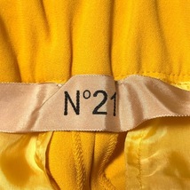 ヌメロ ヴェントゥーノ N゜21 パンツ サイズ38 M - ダークイエロー レディース フルレングス 美品 ボトムス_画像3