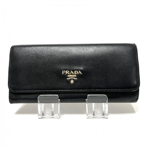 プラダ PRADA 長財布 - レザー 黒 財布