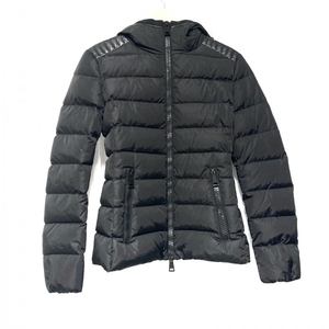 モンクレール MONCLER ダウンジャケット サイズ1 S TETRAS(テトラ) 黒 レディース 長袖/冬 ジャケット