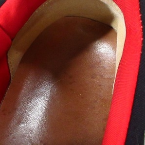 クリスチャンルブタン CHRISTIAN LOUBOUTIN スリッポン 43 SPIKE SOCK 化学繊維×金属素材 黒×シルバー×レッド メンズ 靴の画像8