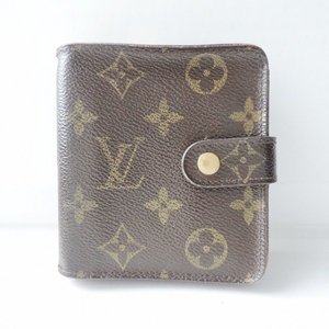 ルイヴィトン LOUIS VUITTON 2つ折り財布 M61667 コンパクト・ジップ モノグラム・キャンバス SD0035 財布 モノグラム