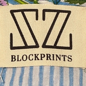 エスゼットブロックプリント SZ Blockprints 長袖カットソー サイズS - ライトブルー×グリーン×マルチ レディース 美品 トップスの画像3