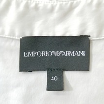 エンポリオアルマーニ EMPORIOARMANI 半袖カットソー サイズ40 M - 白 レディース レギュラーカラー トップス_画像3