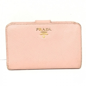 プラダ PRADA 2つ折り財布 1ML225 - レザー ピンク 財布