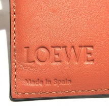 ロエベ LOEWE 2つ折り財布 C660S87X01 バーティカル ウォレット ミディアム ソフトグレインカーフ ライトオーツ×ハニー 財布_画像5