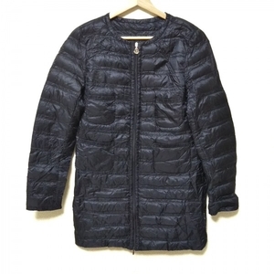 モンクレール MONCLER ダウンコート サイズ00 XS LAVINIA(ラヴィニア) ダークネイビー レディース 長袖/折りたたみ/冬 美品 コート