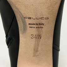 ペリーコ PELLICO ショートブーツ 34 1/2 - レザー 黒 レディース アウトソール張替済 靴_画像7