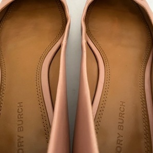 トリーバーチ TORY BURCH フラットシューズ 6 1/2 - レザー ライトピンク レディース 靴の画像9