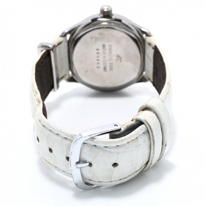 4℃(ヨンドシー) 腕時計 - レディース シェル文字盤/ラインストーン ホワイトシェルの画像3