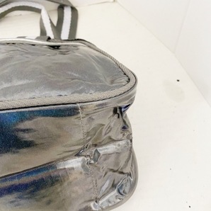 レスポートサック LESPORTSAC ショルダーバッグ - 化学繊維 ダークグレー×グレー ラメ 美品 バッグの画像5