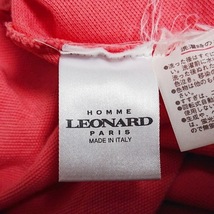 レオナール LEONARD 半袖ポロシャツ サイズL - ピンク メンズ トップス_画像5