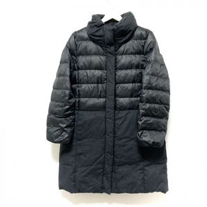 ニジュウサンク 23区 ダウンコート サイズ45 - 黒×ダークグレー レディース 長袖/冬 コートの画像1