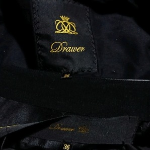 ドゥロワー Drawer スカートスーツ - 黒×ブルー レディース ツイード/ラメ レディーススーツの画像6