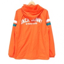 ジャックバニー JackBunny!! ブルゾン サイズ4 XL - オレンジ×グリーン×白 メンズ 長袖/ジップアップ/春/秋/PEARLY GATESコラボ_画像2