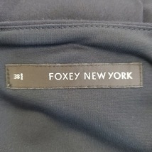 フォクシーニューヨーク FOXEY NEW YORK サイズ38 M - ダークネイビー レディース その他 襟/半袖/ひざ丈 ワンピース_画像3