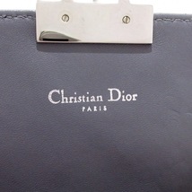 ディオール/クリスチャンディオール DIOR/ChristianDior カナージュステッチ レザー ピンク チェーンウォレット/ラメ 財布_画像5