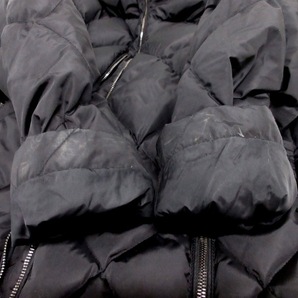 モンクレール MONCLER ダウンコート サイズ3 L VOUGLANS(ブーラン) 黒 レディース 長袖/キルティング/冬 コートの画像7