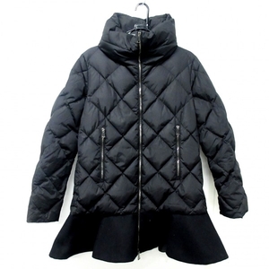 モンクレール MONCLER ダウンコート サイズ3 L VOUGLANS(ブーラン) 黒 レディース 長袖/キルティング/冬 コート