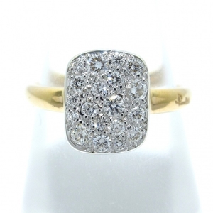  polished # Pomellato Pomellato ring 50 PAB9032_O7000_DB000 ring sa Via K18PG× diamond 19P diamond /0.29 carat 