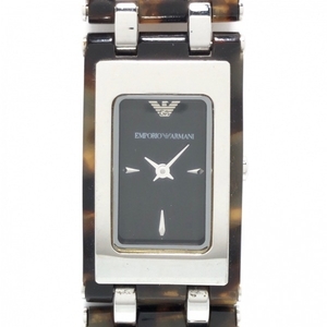 EMPORIOARMANI(アルマーニ) 腕時計 - AR-1301 レディース 黒