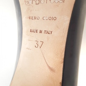 セルジオロッシ sergio rossi パンプス 37 - レザー ネイビー レディース 靴の画像6