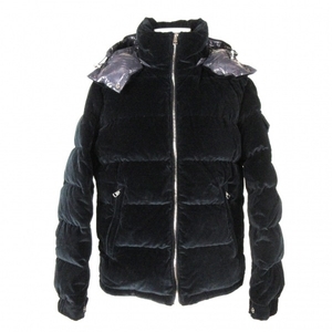 モンクレール MONCLER ダウンコート サイズ3 L H20911A00250 549TK ARMORIQUE 黒 メンズ フード取り外し可能//冬物/ベルベット コート