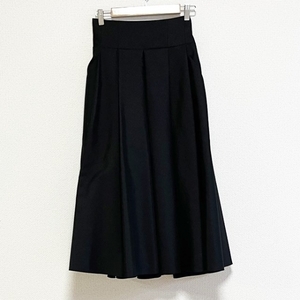 アドーア ADORE ロングスカート サイズ38 M - 黒 レディース ロング丈/ギャザー 美品 ボトムス