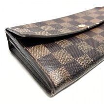 ルイヴィトン LOUIS VUITTON 長財布 N61734 ポルトフォイユサラNM2 ダミエキャンバス エベヌ CA0143 財布 ダミエ_画像8