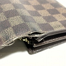 ルイヴィトン LOUIS VUITTON 長財布 N61734 ポルトフォイユサラNM2 ダミエキャンバス エベヌ CA0143 財布 ダミエ_画像7