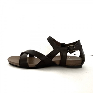  Saya SAYA sandals L - leather dark brown lady's beautiful goods shoes 