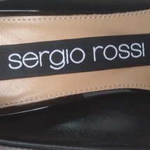 セルジオロッシ sergio rossi パンプス 34 - エナメル（レザー） 黒 レディース 靴_画像5