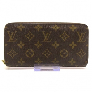 ルイヴィトン LOUIS VUITTON 長財布 M60017 ジッピーウォレット モノグラム・キャンバス - ラウンドファスナー CA0046 財布 モノグラム