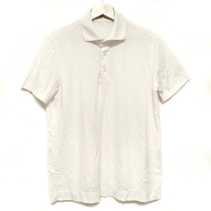クルチアーニ Cruciani 半袖ポロシャツ サイズ48 XL - 白 メンズ トップス