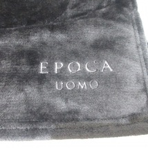 エポカ ウォモ EPOCA UOMO ブランケット - 化学繊維 黒 美品 小物_画像2