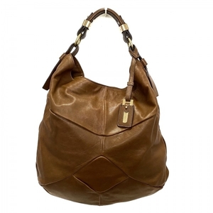  Max Mara Max Mara handbag - leather dark brown bag 