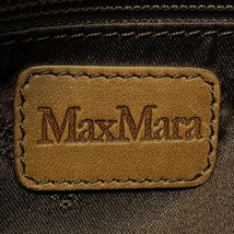 マックスマーラ Max Mara ハンドバッグ - レザー ダークブラウン バッグ_画像8