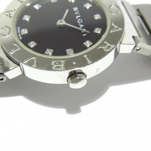 BVLGARI(ブルガリ) 腕時計 BB26SS レディース ダイヤインデックス 黒の画像8