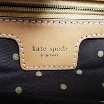 ケイトスペード Kate spade トートバッグ - キャンバス×レザー ダークブラウン×アイボリー×マルチ ボーダー バッグ_画像8