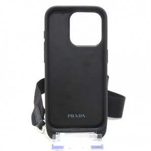 プラダ PRADA 携帯電話ケース/スマホカバー 1ZH191 - サフィアーノレザー×ラバー 黒 iPhoneケース/iPhone15pro 美品 財布の画像2