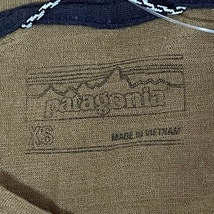 パタゴニア Patagonia 七分袖カットソー サイズXS - ブラウン×黒 メンズ クルーネック トップス_画像3