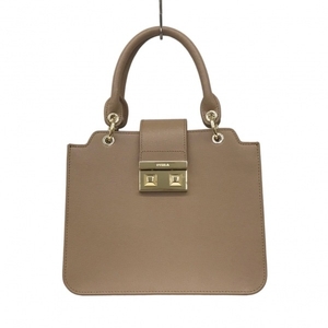 フルラ FURLA トートバッグ - レザー ベージュ 美品 バッグ