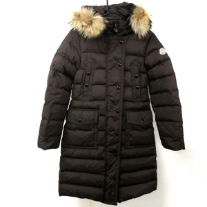 モンクレール MONCLER ダウンコート サイズ00 XS H20931C51B0268065 MERIN(メリン) ブラウン レディース コート