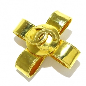 シャネル CHANEL ブローチ ココマーク 金属素材 ゴールド クロス(十字架) 97A アクセサリー（他）