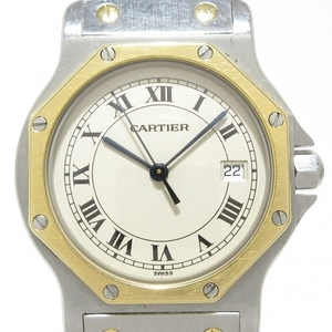 Cartier(カルティエ) 腕時計 サントスオクタゴンLM W2001583 メンズ アイボリー