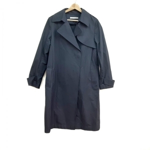  theory ryukstheory luxe trench coat size 40 M - dark navy lady's long sleeve / spring / autumn beautiful goods coat 