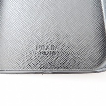 プラダ PRADA 携帯電話ケース/スマホカバー - レザー 黒 iPhoneケース/iPhone12 Pro Max 財布_画像4