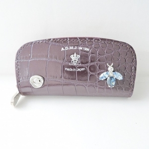  accessory sowa*du*madomowazeruAccessoiresDeMademoiselle(ADMJ) coin case 21SC110402 - leather bordeaux beautiful goods purse 