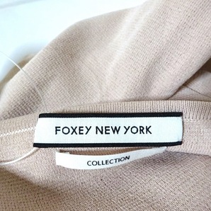 フォクシーニューヨーク FOXEY NEW YORK 七分袖カットソー サイズ38 M - ベージュ レディース collection/肩パッド着脱可 美品 トップスの画像3