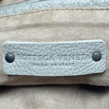 ボッテガヴェネタ BOTTEGA VENETA ハンドバッグ - レザー 白×グレー バッグ_画像8